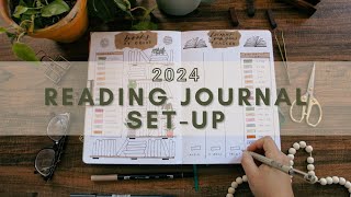 2024 Reading Journal SetUp  Plan with Me [upl. by Nalorac]