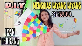 CARA MENGHIAS LANYANGAN IKAN‼️TUTORIAL LAYANG LAYANG IKAN  FELICIA TREVA [upl. by Netsoj]