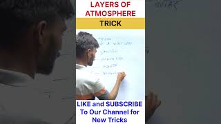 Layers Of Atmosphere  वायुमंडल की परतें  Science GK Trick shorts tricks geography [upl. by Ailaro]