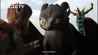 How To Train Your Dragon The Hidden World  Hiccup and Toothless reunite  Cartoon for kids [upl. by Remled]