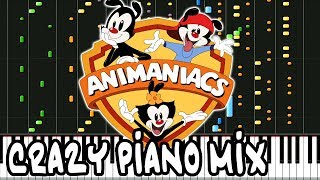 Crazy Piano Mix quotANIMANIACSquot Theme Song [upl. by Aikahs330]