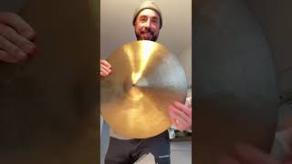 First Intermediate Stamp K Zildjian unboxing [upl. by Mercedes]