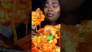 SEAFOOD MUKBANG Seafood boil Mukbang SPICY Seafood Boil King Crab Legs Mukbang ASMR Eating [upl. by Glynis]