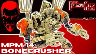 MPM14 Masterpiece Movie BONECRUSHER EmGos Transformers Reviews N Stuff [upl. by Regdor]