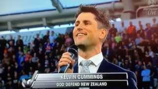 New Zealand National Anthem  Kelvin Cummings [upl. by Ahsotan618]