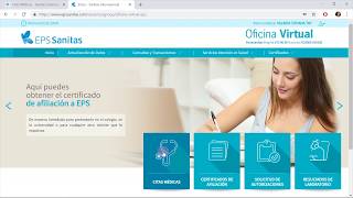 Como pedir citas médicas en sanitas por Internet [upl. by Tini]