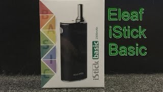 Eleaf iStick Basic Unboxing amp Setup [upl. by Mutat365]