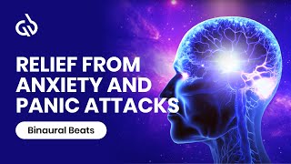 Binaural Beats for Anxiety and Panic Attacks Anxiety Relief Frequency [upl. by Nilkoorb]