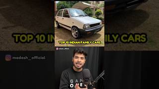 Top 10 Indian Family Cars 🚗😱 [upl. by Ranice]