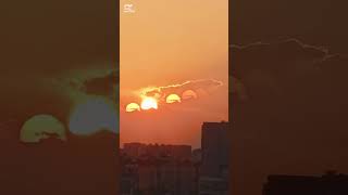 Incredible sight today—six suns in the sky [upl. by Haeli]