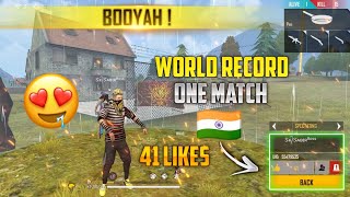 SK SABIR BOSS WORLD RECORD 🇮🇳  ONE MATCH HIGHEST LIKE 41😱  FREEFIRE [upl. by Coralie894]