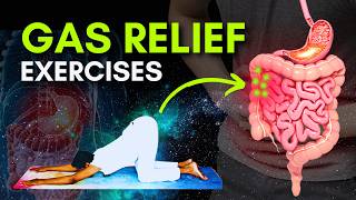 Gas Relief Exercises  How to Release Gas from Stomach gasrelief bloating [upl. by Clywd820]