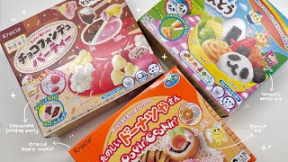 ASMR diy kracie popin’ cookin’ candy kit🍱🍩🍓 japanese candy kits🎏 [upl. by Ahsiaa]