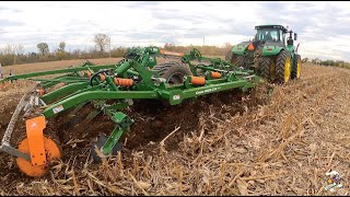 Running a NEW Amazone Ceus Tillage Tool in Ohio Corn amp Soybean Ground [upl. by Angelika780]