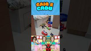 CADU E CAIO AJUDAM A MAMÃE shortsvideo criancada shortsvideoviral [upl. by Winer]