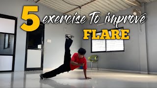 Bboy Flare Exercise  Flare tutorial for beginners by bimal rana [upl. by Neroled]