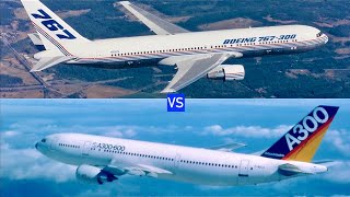 A300 vs 767 Airbus vs Boeing Early Widebodies [upl. by Phillipp]