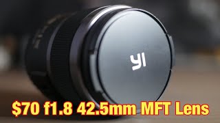 Xiaomi XIAOYI M1YI 425mm f18 Micro 43 Lens [upl. by Einnaffit79]