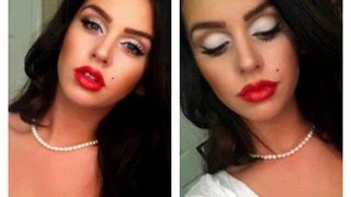 Marilyn Monroe Makeup Tutorial [upl. by Yelhak776]