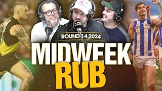 Midweek Rub  Celebrating Dustin Martin Demons LockIn amp No Damo North Apology  Triple M Footy [upl. by Zak]