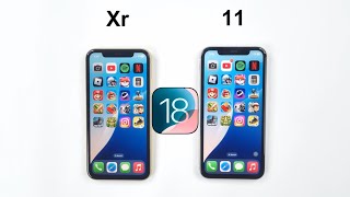 iOS Speed Test  iPhone Xr vs iPhone 11 Speed Test [upl. by Drusus]