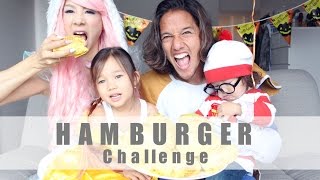 HALLOWEEN EDITION  HAMBURGER CHALLENGE teamBachdim [upl. by Agemo]