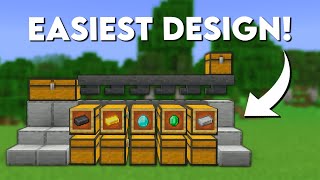 Minecraft Automatic Sorting System in Bedrock 121 MCPEXboxPS4Nintendo SwitchWindows10 [upl. by Jemmie]