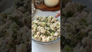 Tarragon Chicken Salad  Eating Bird Food chickensaladrecipe highprotein salad easyrecipe [upl. by Ecar]