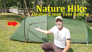 Nature Hike Opalus 2 Man Tent Review [upl. by Hesoj955]