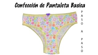 Confección de Pantaleta Básica [upl. by Zsamot587]