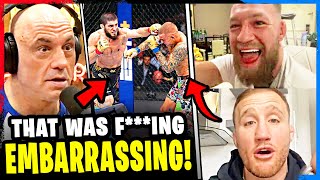 MMA Community Reacts  Islam Makhachev vs Dustin Poirier HIGHLIGHTS UFC 302 [upl. by Anirbaz]