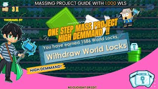 MASS PROFIT GUIDE WITH 10 DL  HIGH DEMMAND MASS GROWTOPIA GUIDE 9 by THORAMEL GT  EASY [upl. by Sandy]