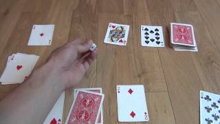 Dice rolling game with playing cards [upl. by Rentsch]