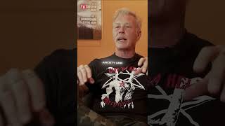 James Hetfield Talks About Preparation Before Going on Stage [upl. by Haldi]