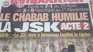 JSK  Direct  Revue de presse [upl. by Ycart433]