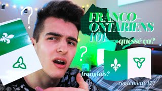 UN FRANCOONTARIEN CEST QUOI Le franglais la culture et les origines ⚜️🐸 [upl. by Mozza]