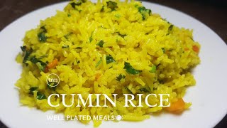 CUMIN RICE RECIPESIMPLE RICE RECIPE [upl. by Elaina366]