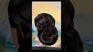 “Facile Chignon Updo” new hair style hairstyle beauty nice holiday event party bridal art [upl. by Neila432]