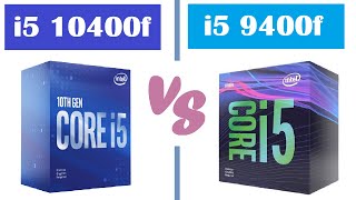 INTEL i5 9400f VS i5 10400f  RTX 2080 8 Games Tested [upl. by Paschasia6]