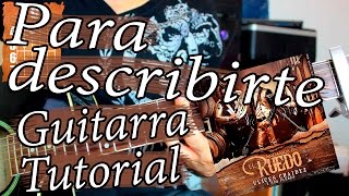 Para describirte  Ulices Chaidez y sus Plebes  Guitarra Acordes Tutorial [upl. by Caren]