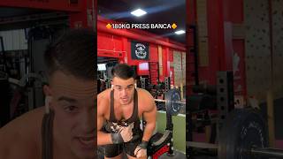 180kg press banca gym gymshorts pressbanca benchpress benchpresstips 180kg [upl. by Ocirled171]