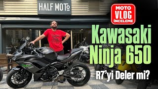 Kawasaki Ninja 650 Motovlog İnceleme  R7’yi Deler mi [upl. by Petrick553]