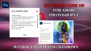 Fix Could not complete your request because of a program error photoshop windows 7810 [upl. by Oisinoid]