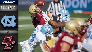 North Carolina vs Boston College Full Game Replay  2020 ACC Football [upl. by Siegel874]