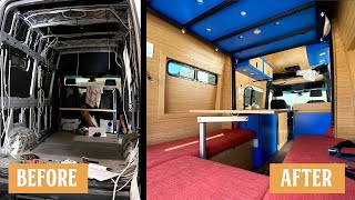 Ep 4 Building Dreams  144 Mercedes Sprinter Conversion with Happijac Lift amp Dinette Conversion Bed [upl. by Weisler810]