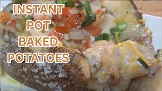 INSTANT POT BAKED POTATOES [upl. by Eceinal]