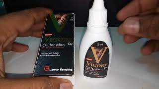 Vigore Oil For Men Full Review [upl. by Renaldo]