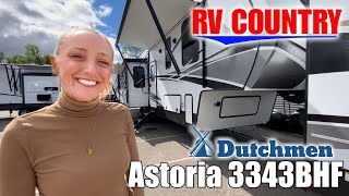 Dutchmen RVAstoria3343BHF  by RV Country of Fresno CA Mesa AZ Fife WA Mt Vernon WA Coburg OR [upl. by Ebony659]