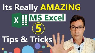 🔥 5 Ultimate Excel Tips And Tricks  Its really amazing Microsoft Excel tricks [upl. by Auqinom443]