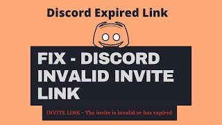 How to Fix Discord Invalid Invite link 2020  Server Expired Link [upl. by Valene749]